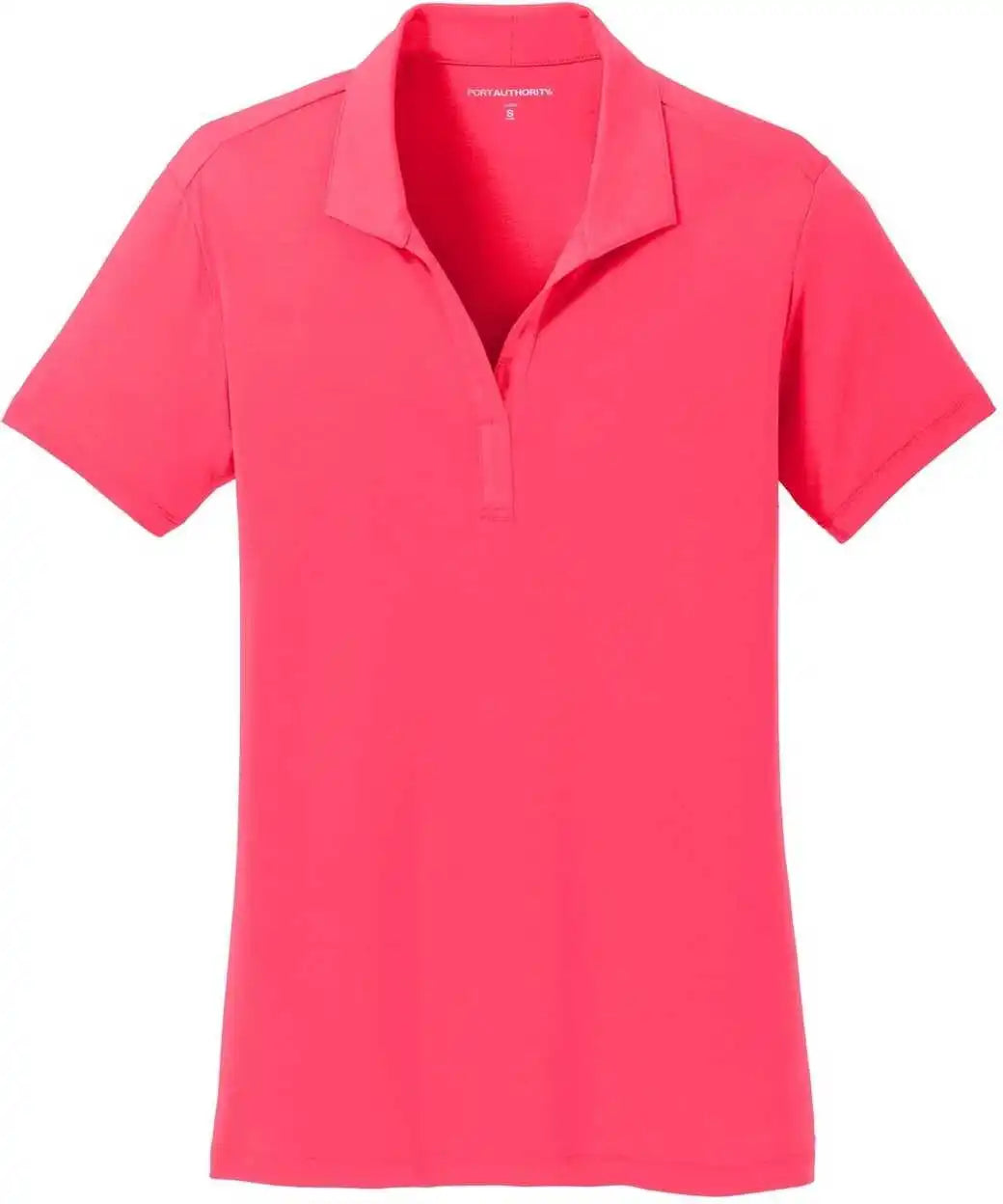 Port Authority L568 Ladies Cotton Touch Performance Polo Hot Coral