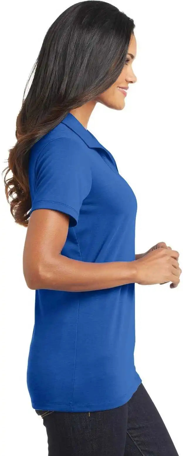Port Authority L568 Ladies Cotton Touch Performance Polo Strong Blue
