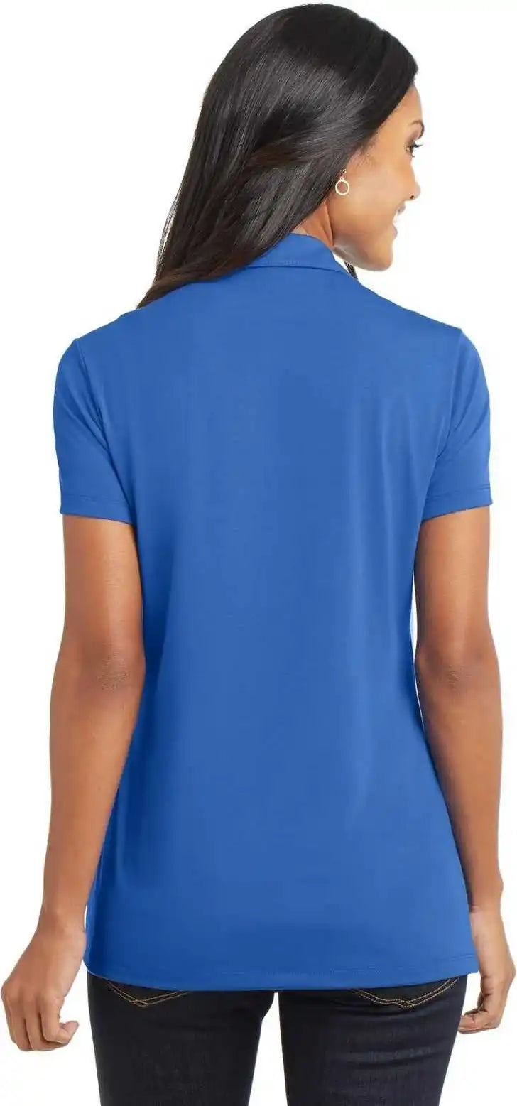 Port Authority L568 Ladies Cotton Touch Performance Polo Strong Blue