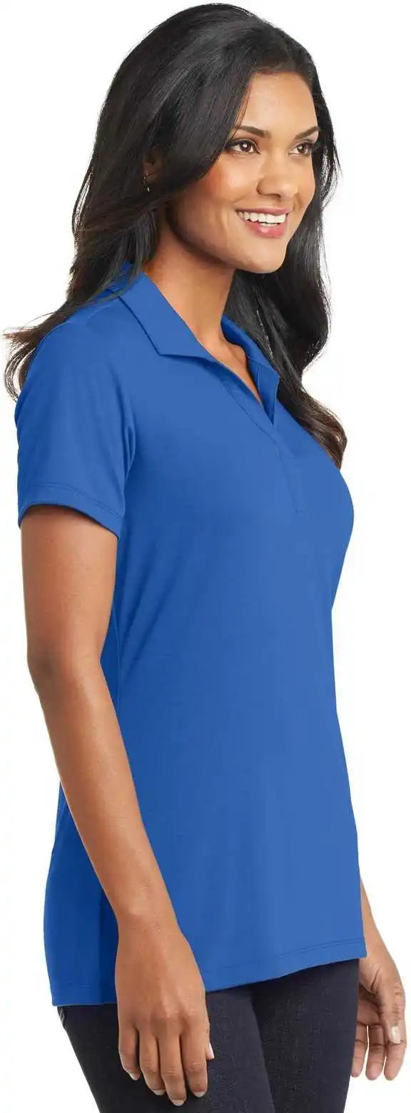 Port Authority L568 Ladies Cotton Touch Performance Polo Strong Blue