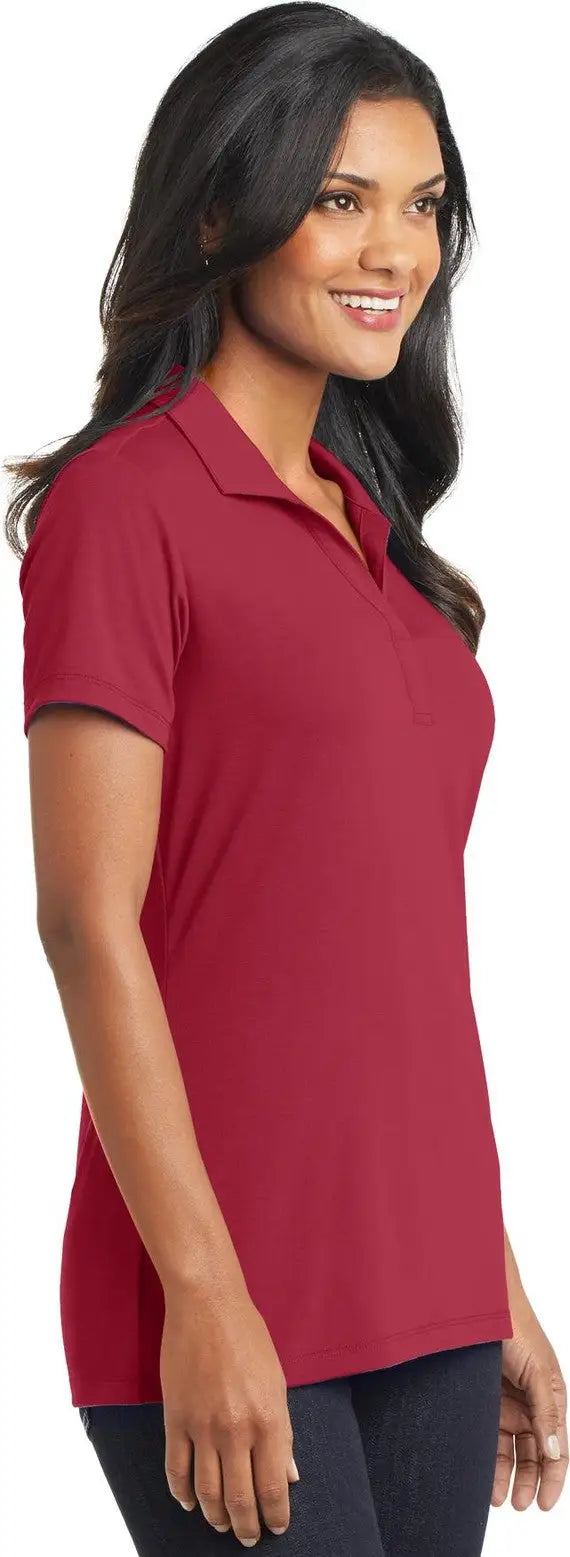 Port Authority L568 Women’s Cotton Touch Performance Polo - Chili Red
