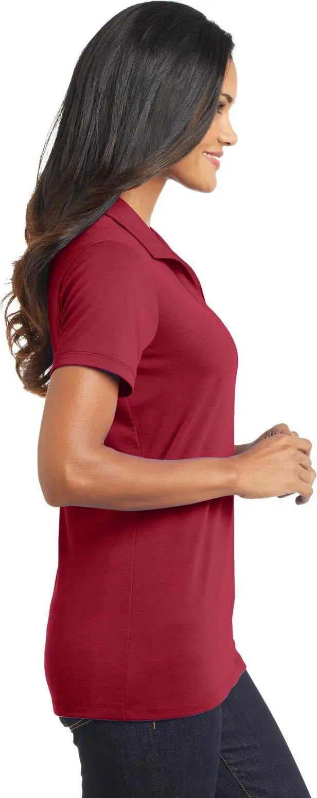 Port Authority L568 Women’s Cotton Touch Performance Polo - Chili Red