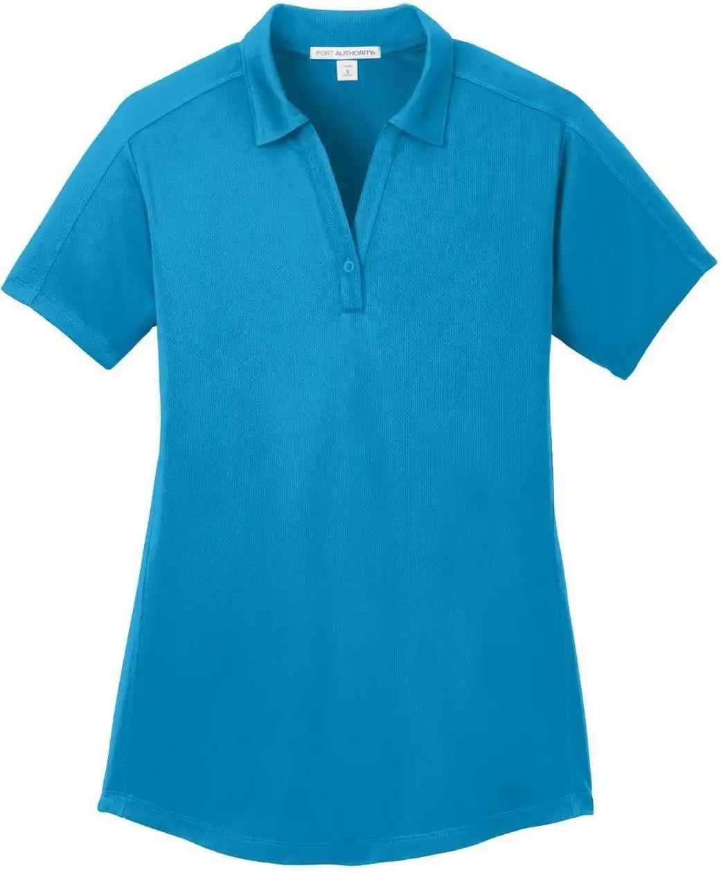Port Authority L569 Ladies Diamond Jacquard Polo Blue Wake