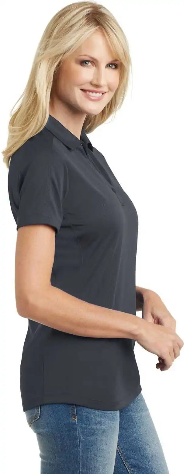 Port Authority L569 Ladies Diamond Jacquard Polo Graphite