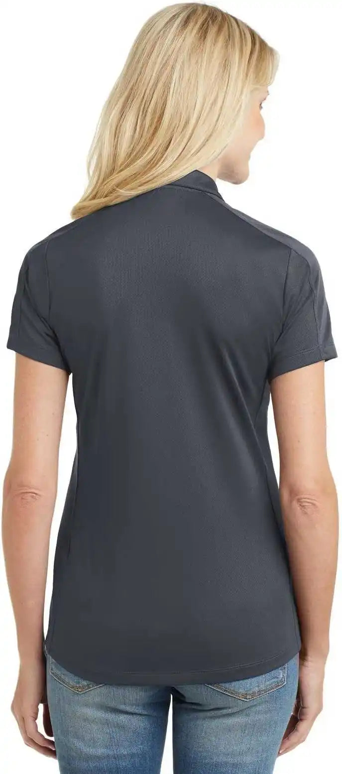 Port Authority L569 Ladies Diamond Jacquard Polo - Graphite