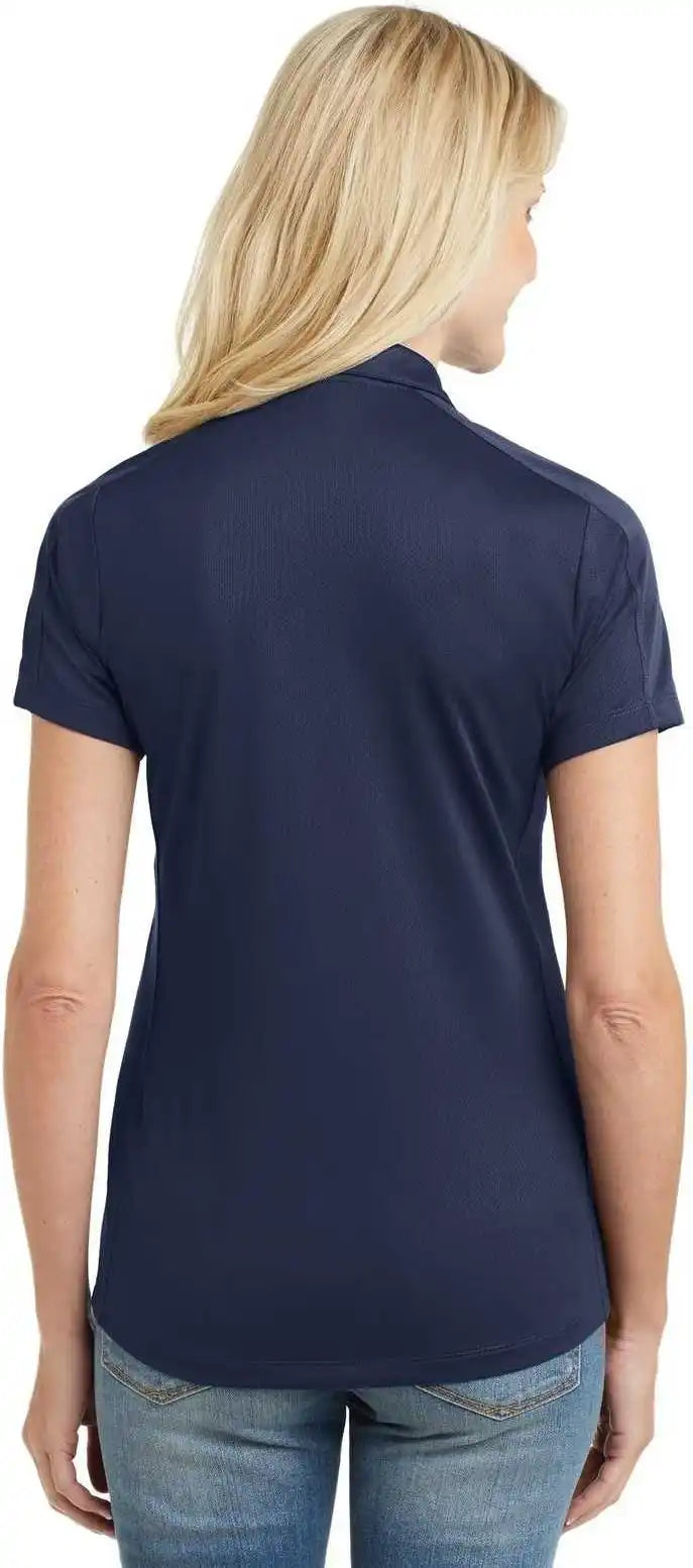 Port Authority L569 Ladies Diamond Jacquard Polo True Navy
