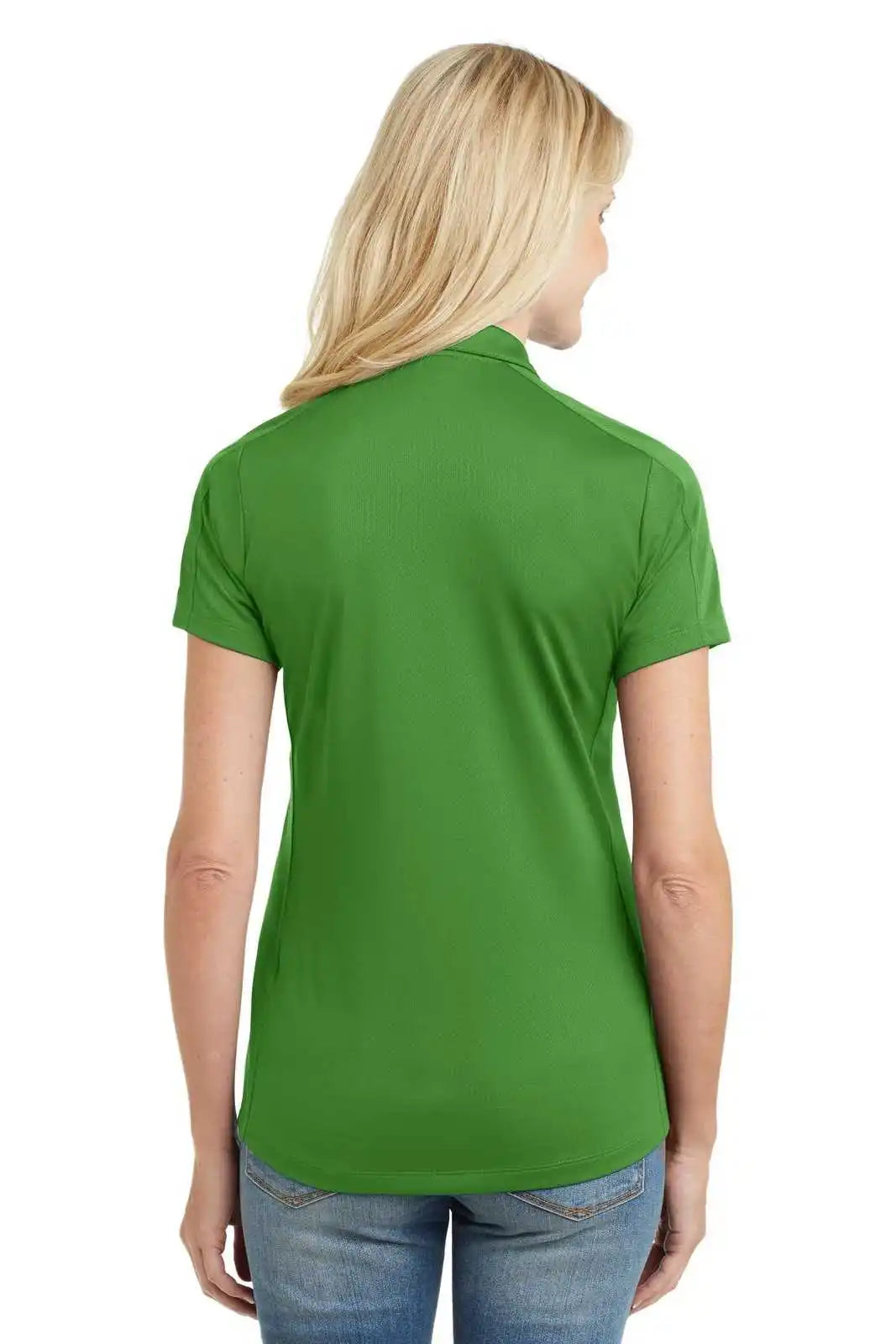 Port Authority L569 Ladies Diamond Jacquard Polo - Vine Green
