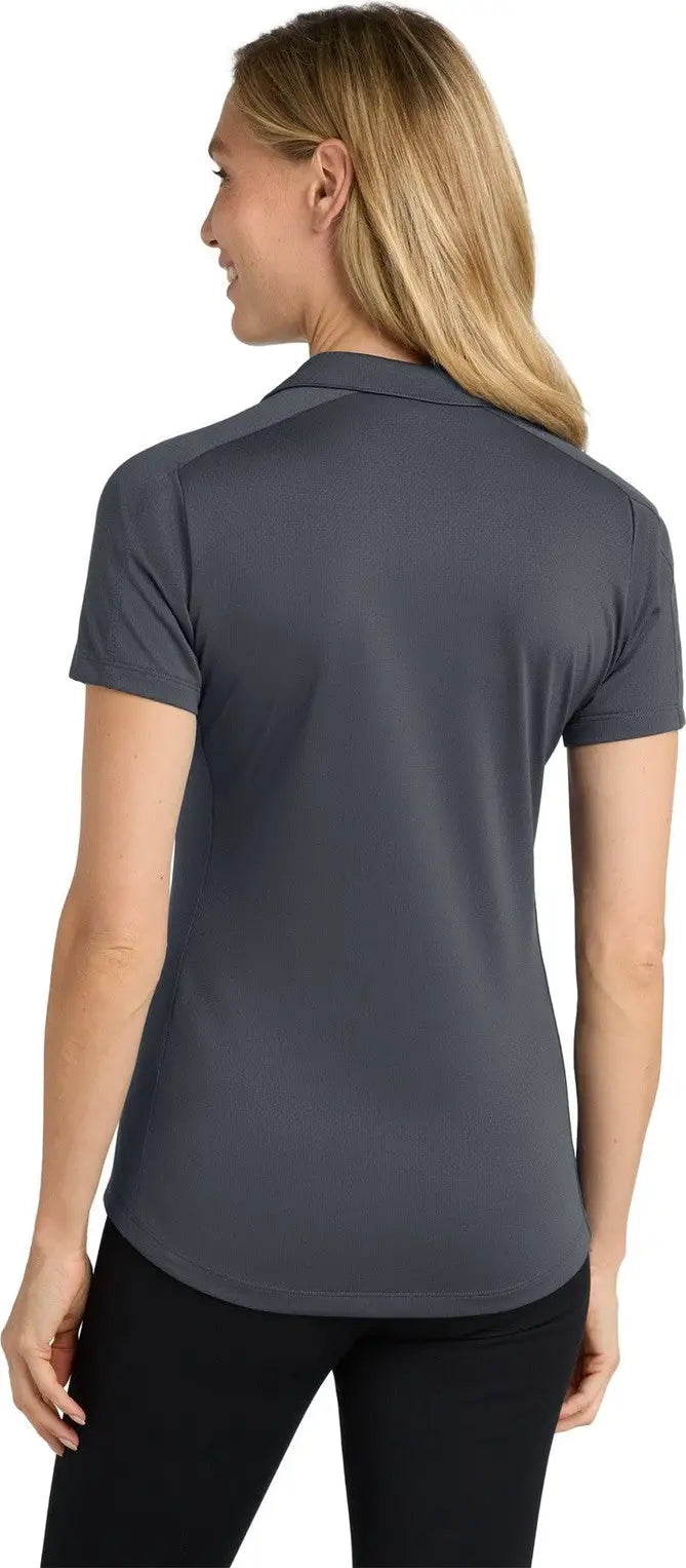 Port Authority L569 Women’s Diamond Jacquard Polo - Graphite