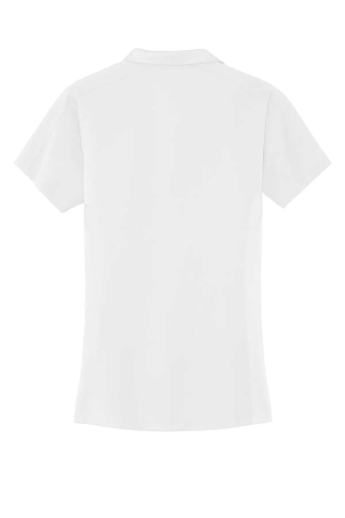 Port Authority L569 Women’s Diamond Jacquard Polo - White - Ladies Xs