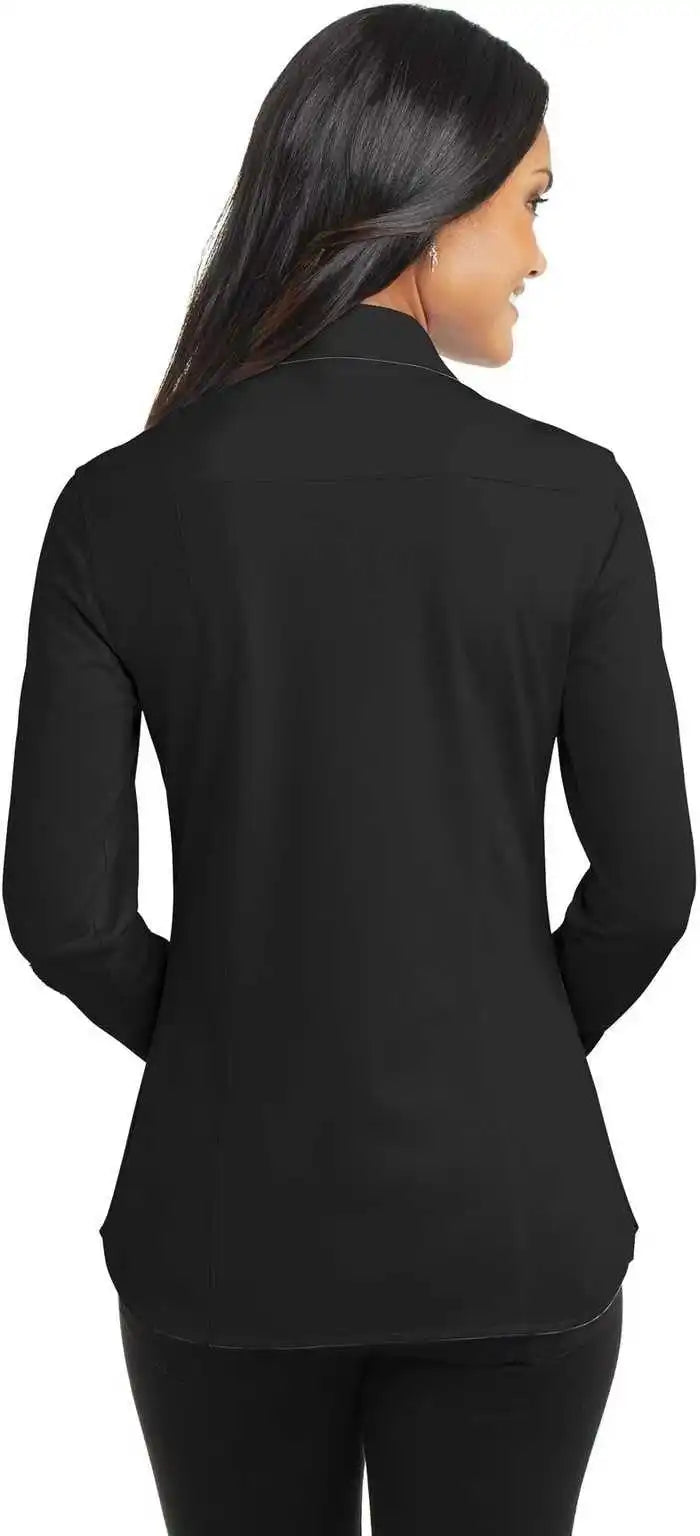 Port Authority L570 Ladies Dimension Knit Dress Shirt Black