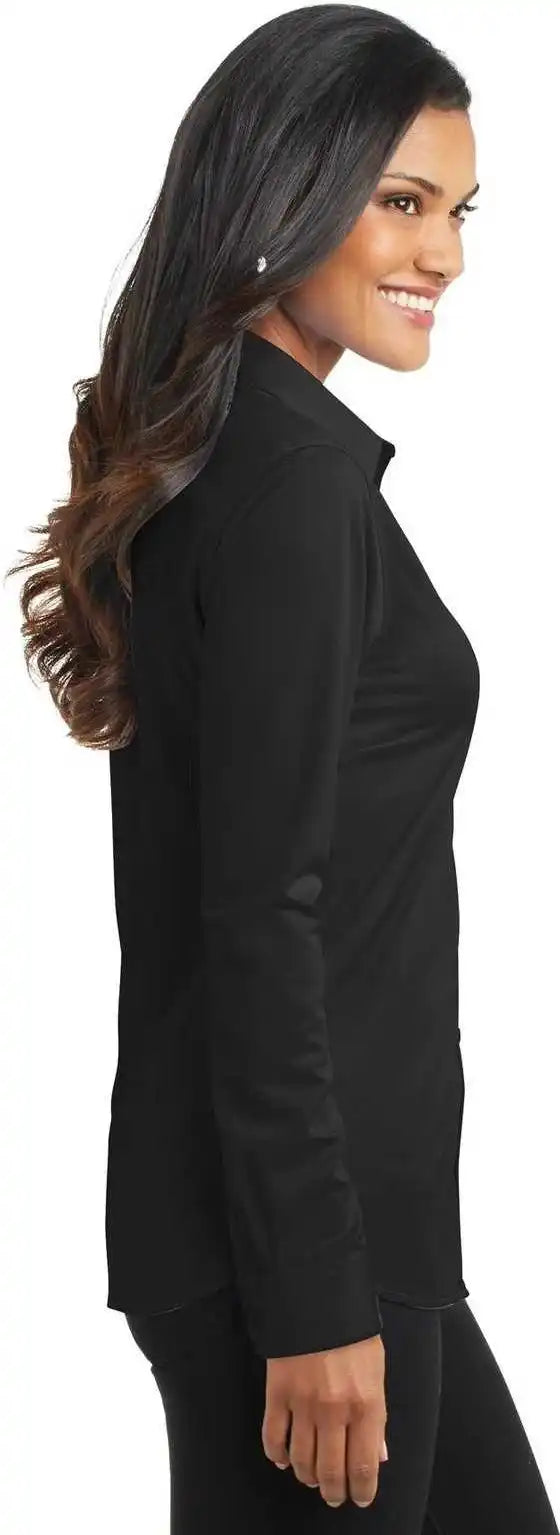Port Authority L570 Ladies Dimension Knit Dress Shirt Black