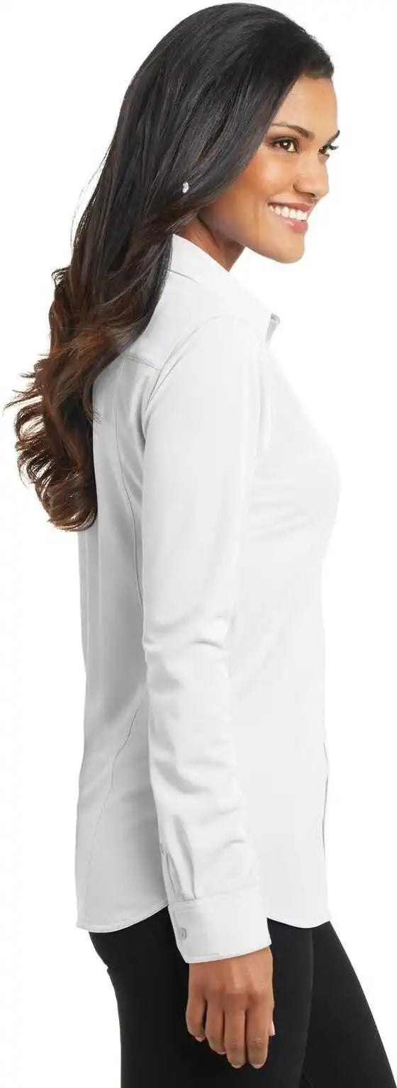 Port Authority L570 Ladies Dimension Knit Dress Shirt White