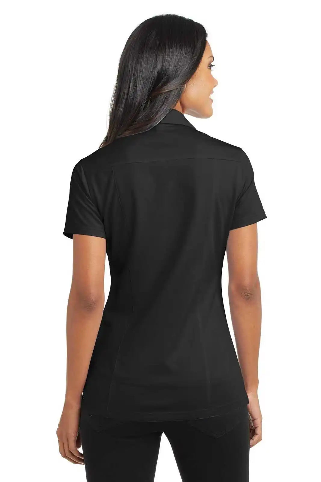 Port Authority L571 Ladies Dimension Polo - Black