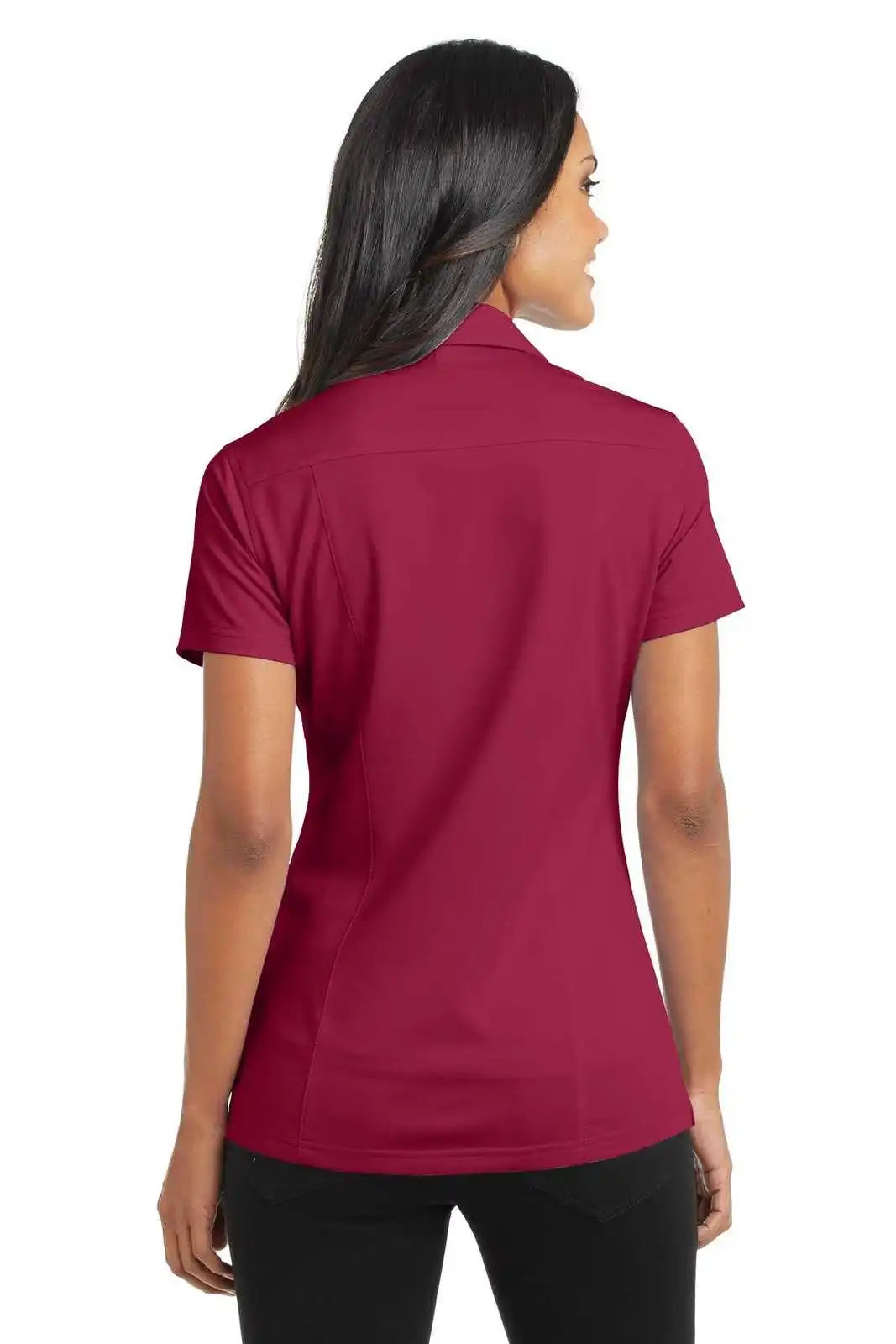 Port Authority L571 Ladies Dimension Polo - Red Rush