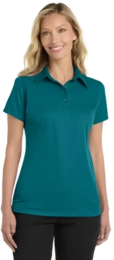 Port Authority L571 Women’s Dimension Polo - Dark Teal - Ladies Xs