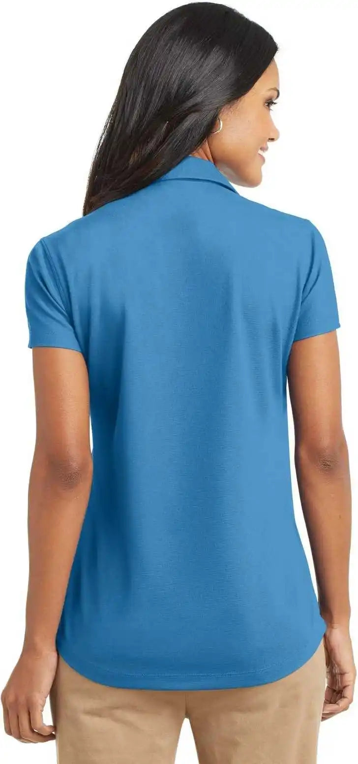 Port Authority L572 Ladies Dry Zone Grid Polo Celadon Blue