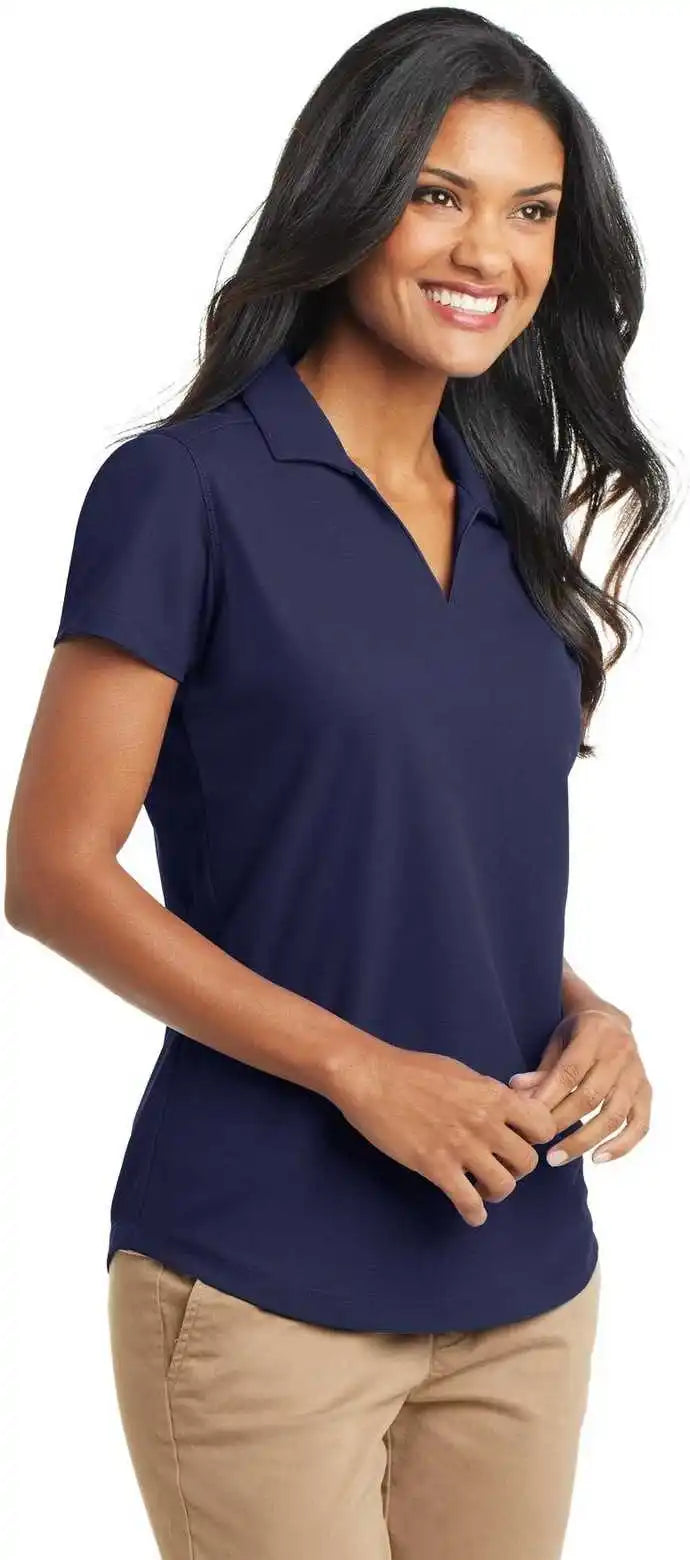 Port Authority L572 Ladies Dry Zone Grid Polo - True Navy