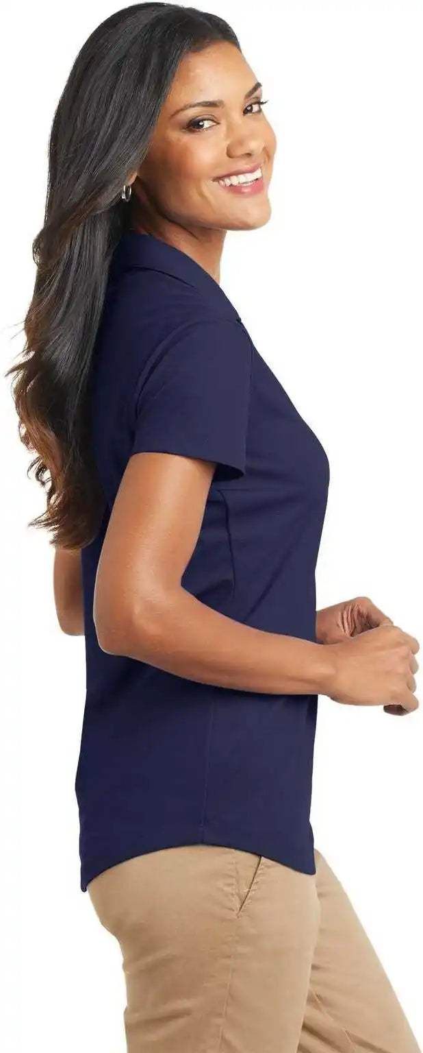 Port Authority L572 Ladies Dry Zone Grid Polo - True Navy