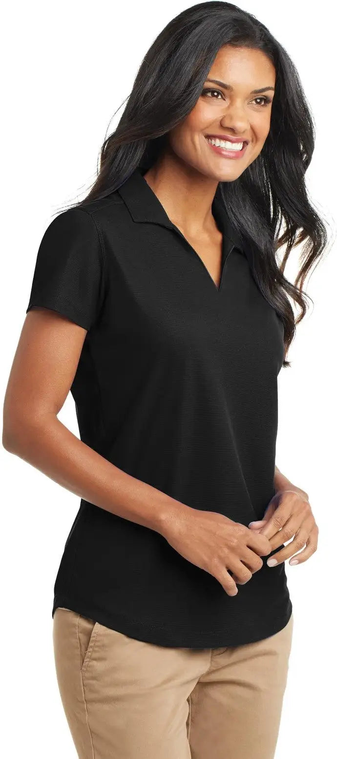 Port Authority L572 Women’s Dry Zone Grid Polo - Black
