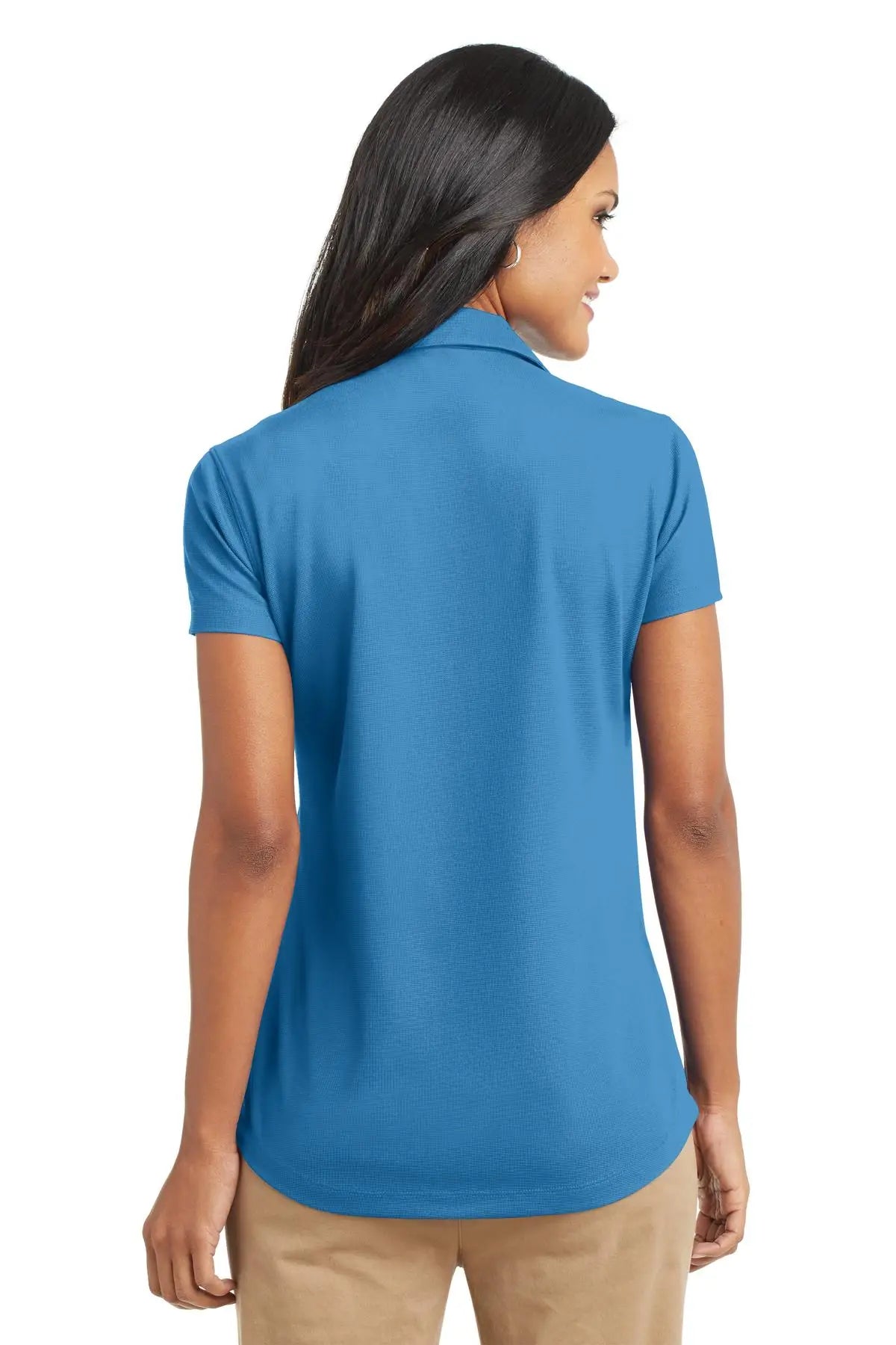Port Authority L572 Women’s Dry Zone Grid Polo - Celadon Blue
