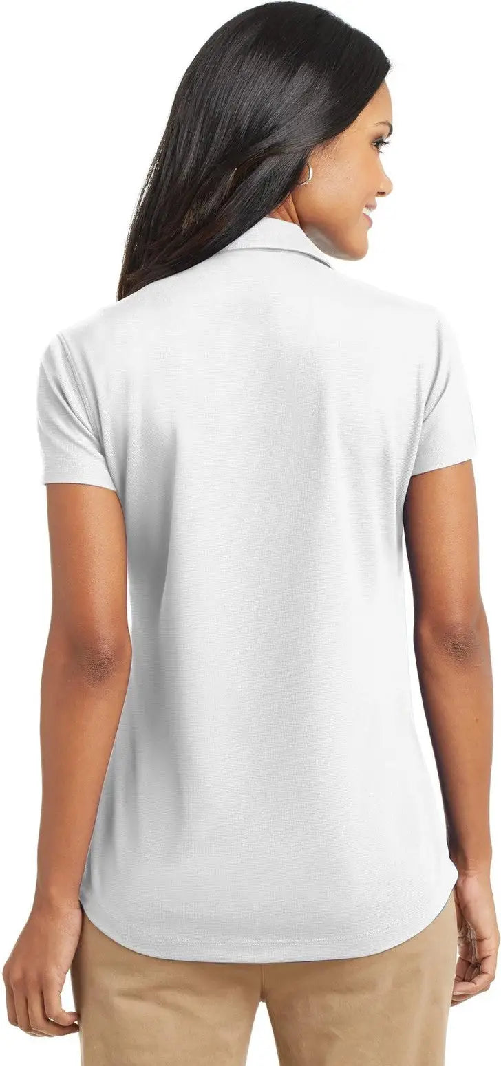 Port Authority L572 Women’s Dry Zone Grid Polo - White