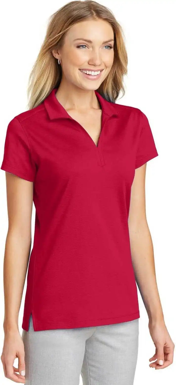 Port Authority L573 Ladies Rapid Dry Mesh Polo - Engine Red