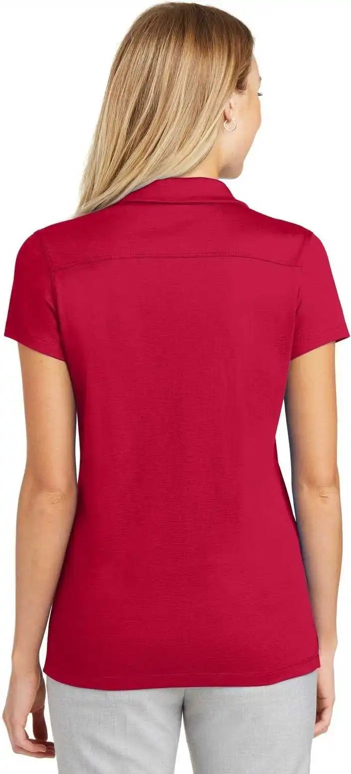 Port Authority L573 Ladies Rapid Dry Mesh Polo - Engine Red