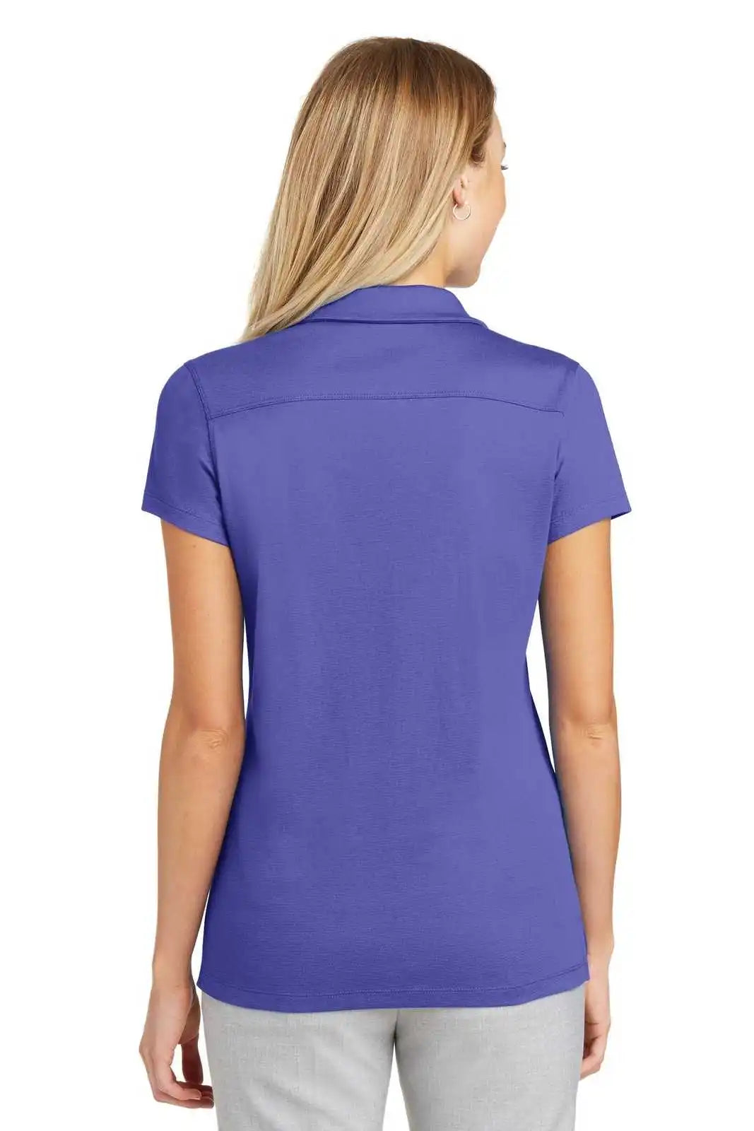 Port Authority L573 Ladies Rapid Dry Mesh Polo - Iris Blue