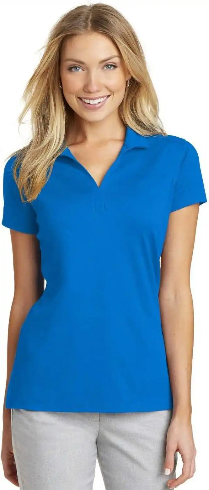 Port Authority L573 Ladies Rapid Dry Mesh Polo - Skydiver Blue
