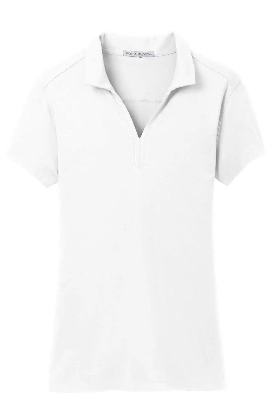 Port Authority L573 Ladies Rapid Dry Mesh Polo - White