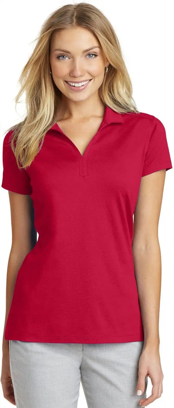 Port Authority L573 Women’s Rapid Dry Mesh Polo - Engine Red - Ladies Xs
