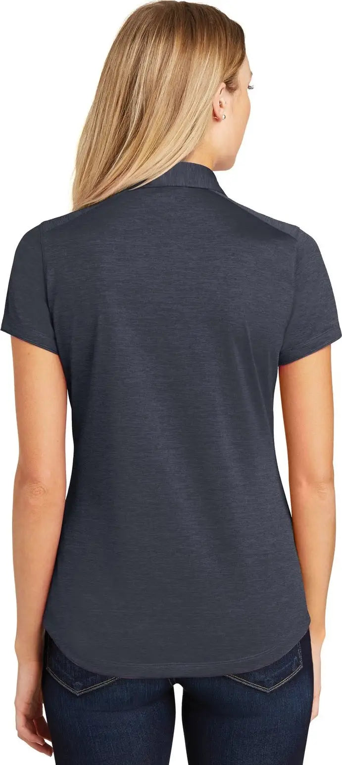 Port Authority L574 Women’s Digi Heather Performance Polo - Dark Gray