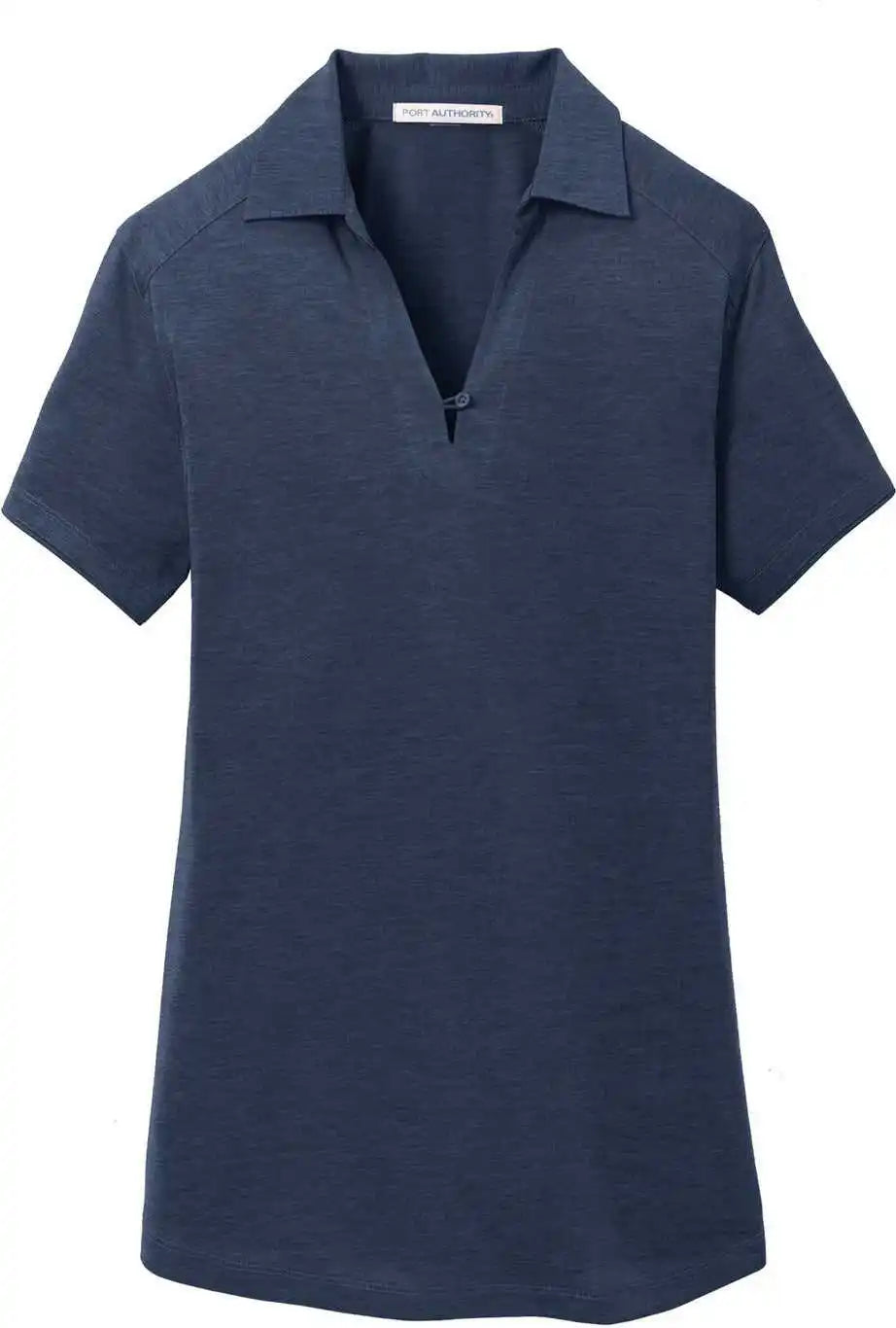Port Authority L574 Women’s Digi Heather Performance Polo - Dress Blue Navy