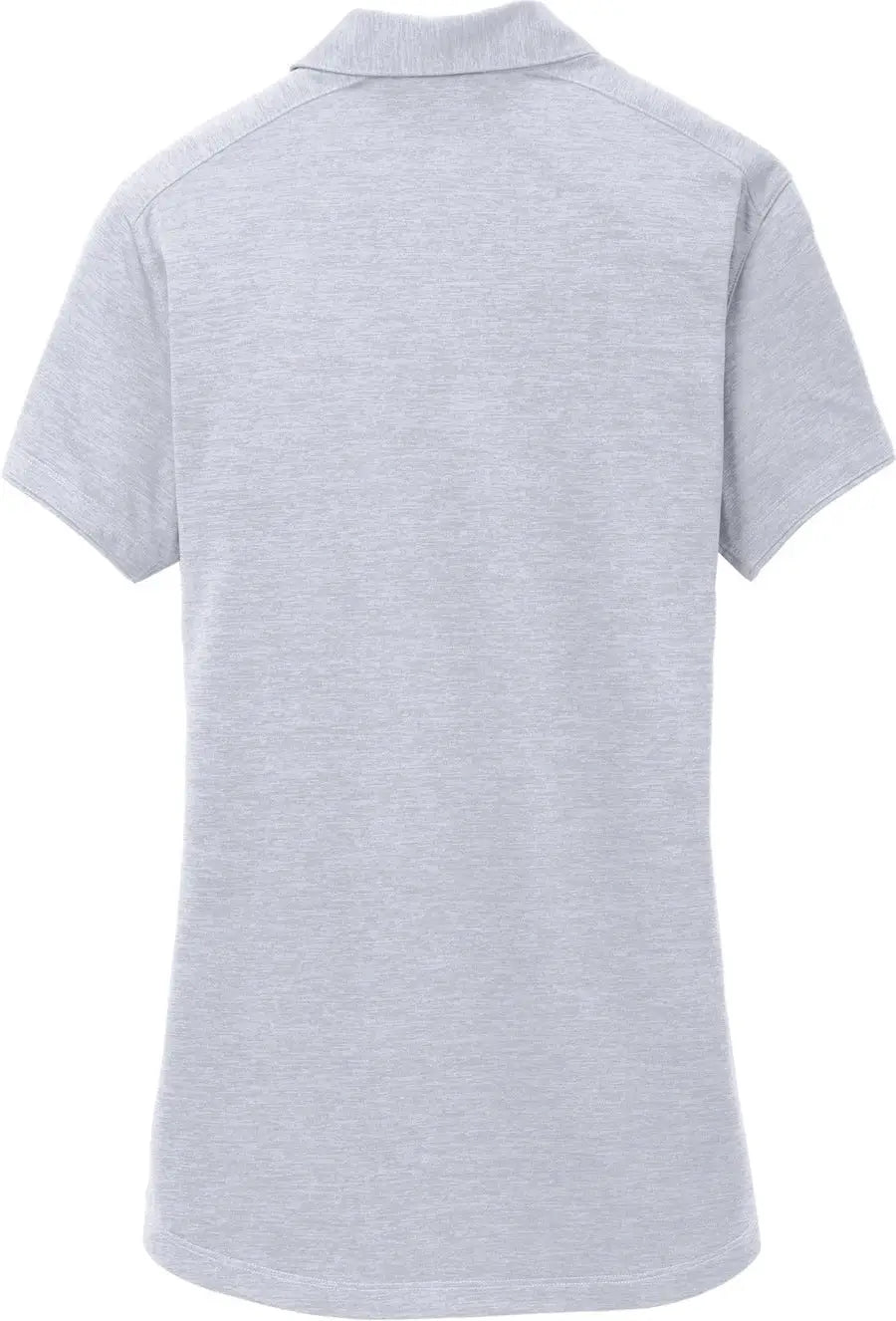 Port Authority L574 Women’s Digi Heather Performance Polo - Light Gray