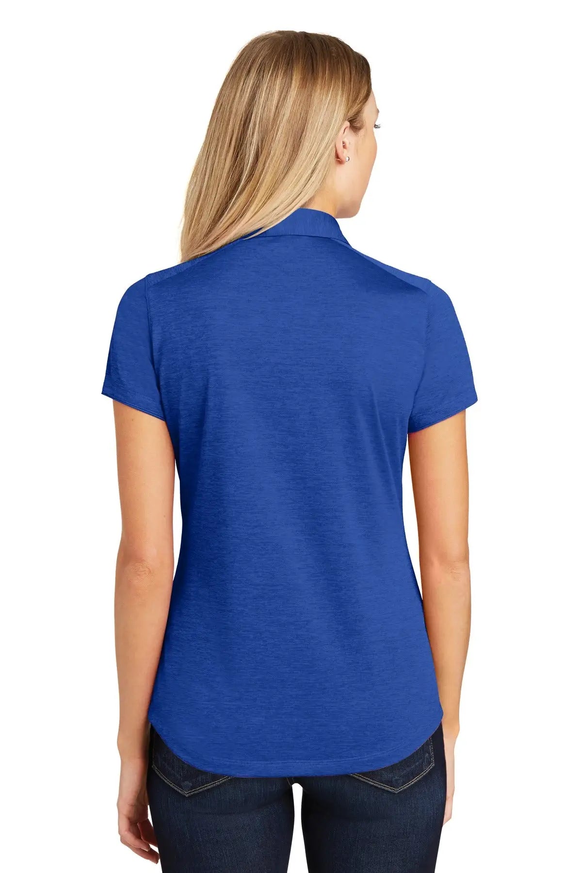 Port Authority L574 Women’s Digi Heather Performance Polo - True Royal