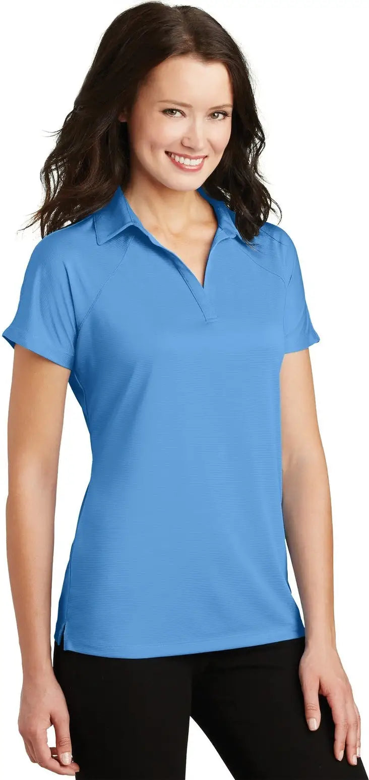 Port Authority L575 Women’s Crossover Raglan Polo - Azure Blue