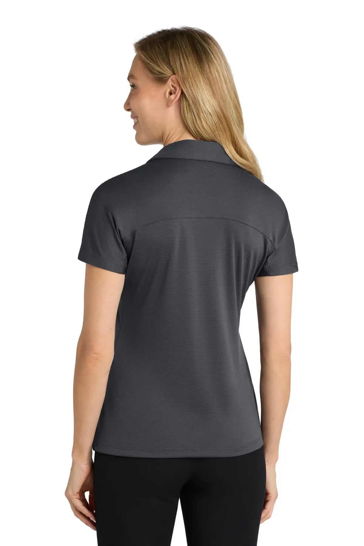 Port Authority L575 Women’s Crossover Raglan Polo - Battleship Gray