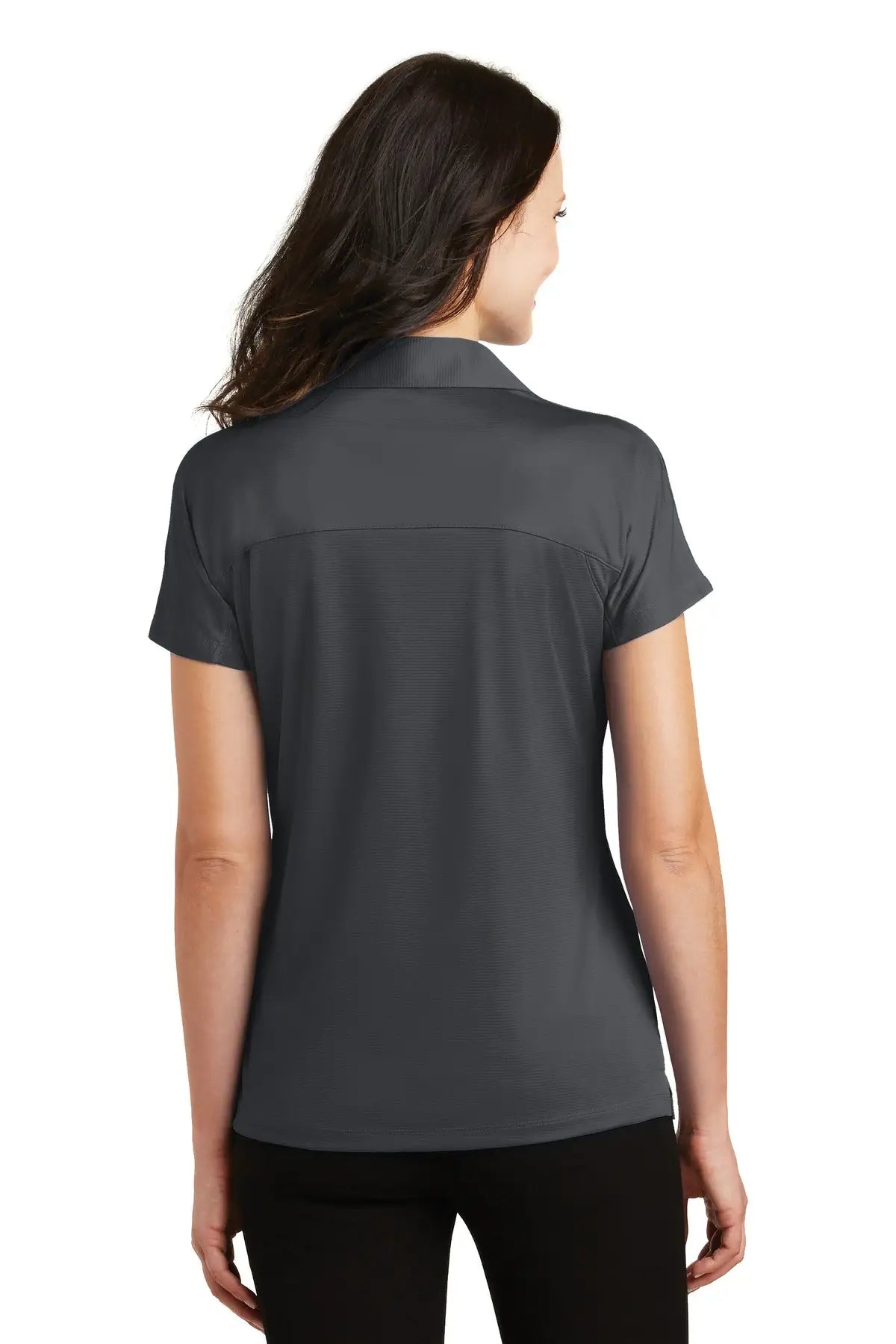 Port Authority L575 Women’s Crossover Raglan Polo - Battleship Gray
