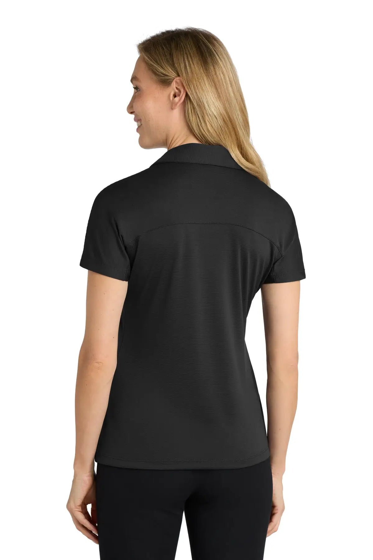 Port Authority L575 Women’s Crossover Raglan Polo - Black