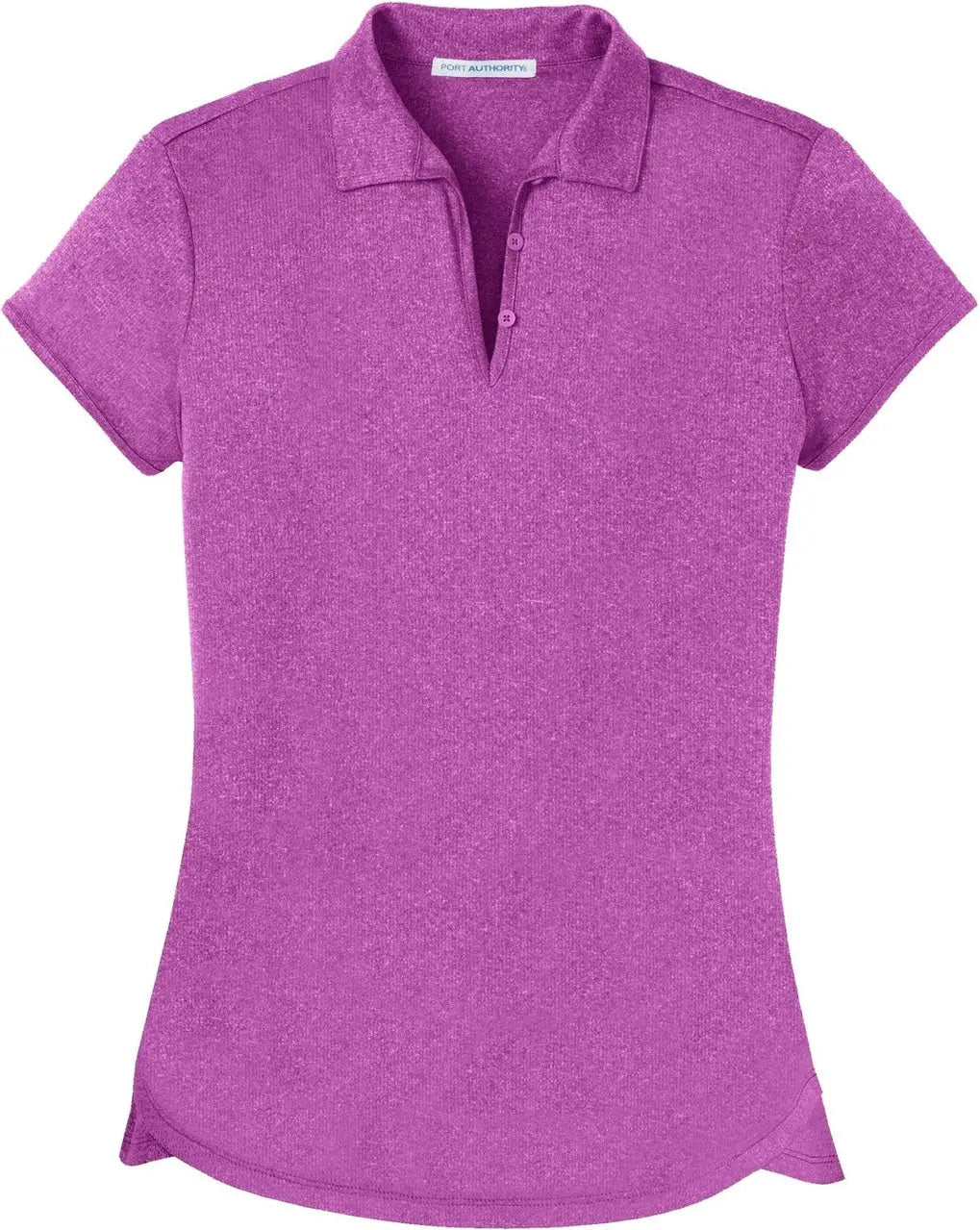 Port Authority L576 Women’s Trace Heather Polo - Berry