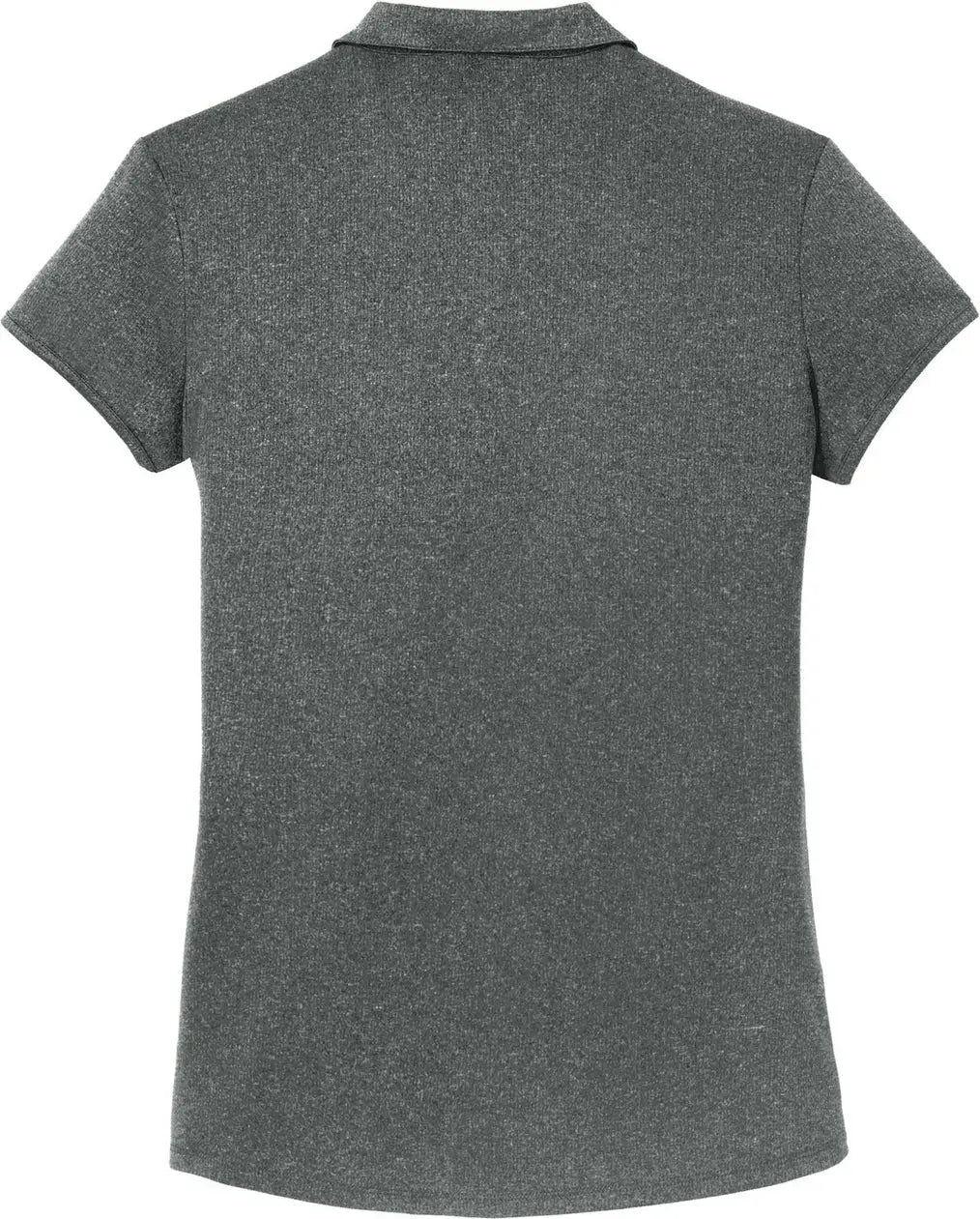 Port Authority L576 Women’s Trace Heather Polo - Charcoal