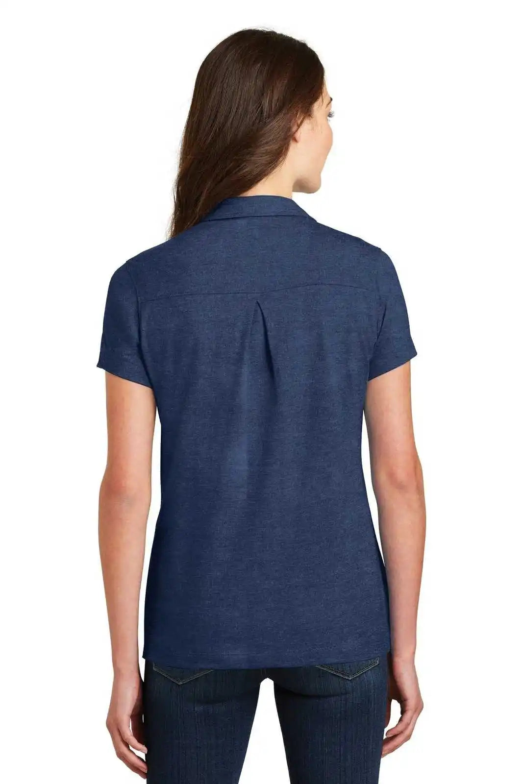 Port Authority L577 Ladies Meridian Cotton Blend Polo - Estate Blue