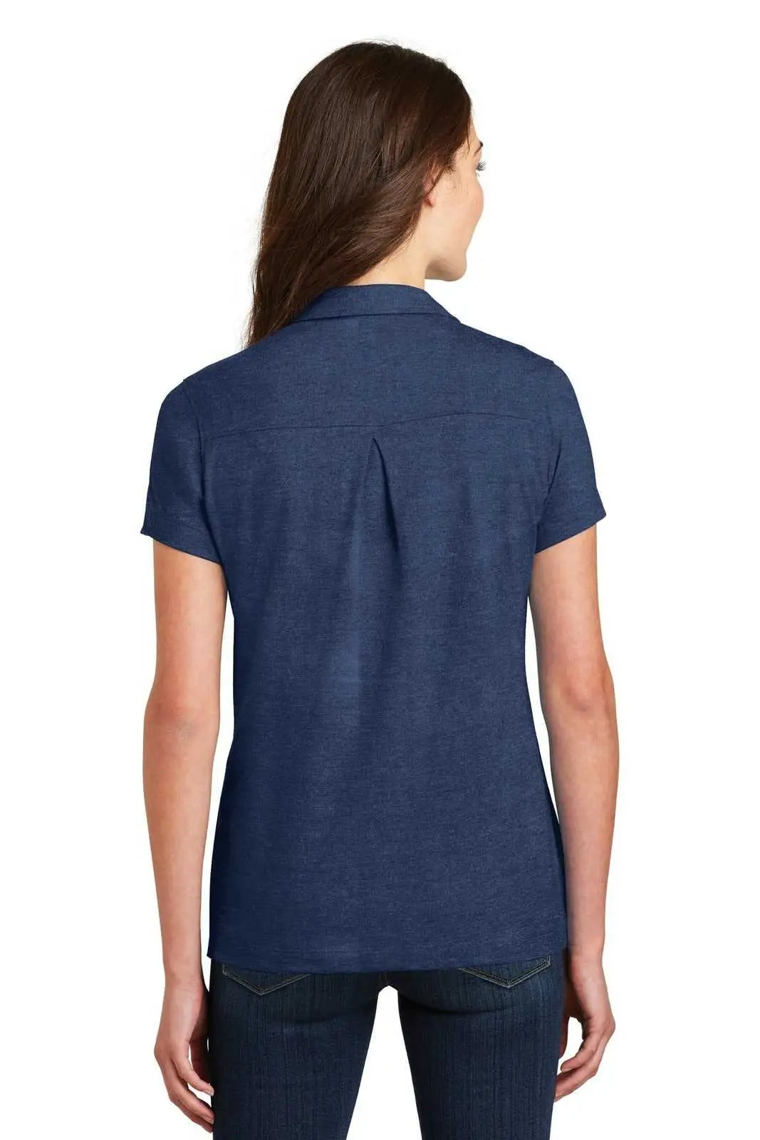 Port Authority L577 Ladies Meridian Cotton Blend Polo - Estate Blue