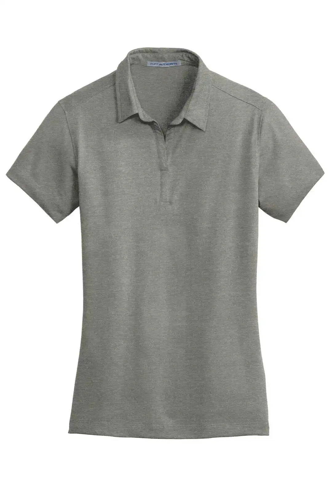 Port Authority L577 Ladies Meridian Cotton Blend Polo - Monument Gray