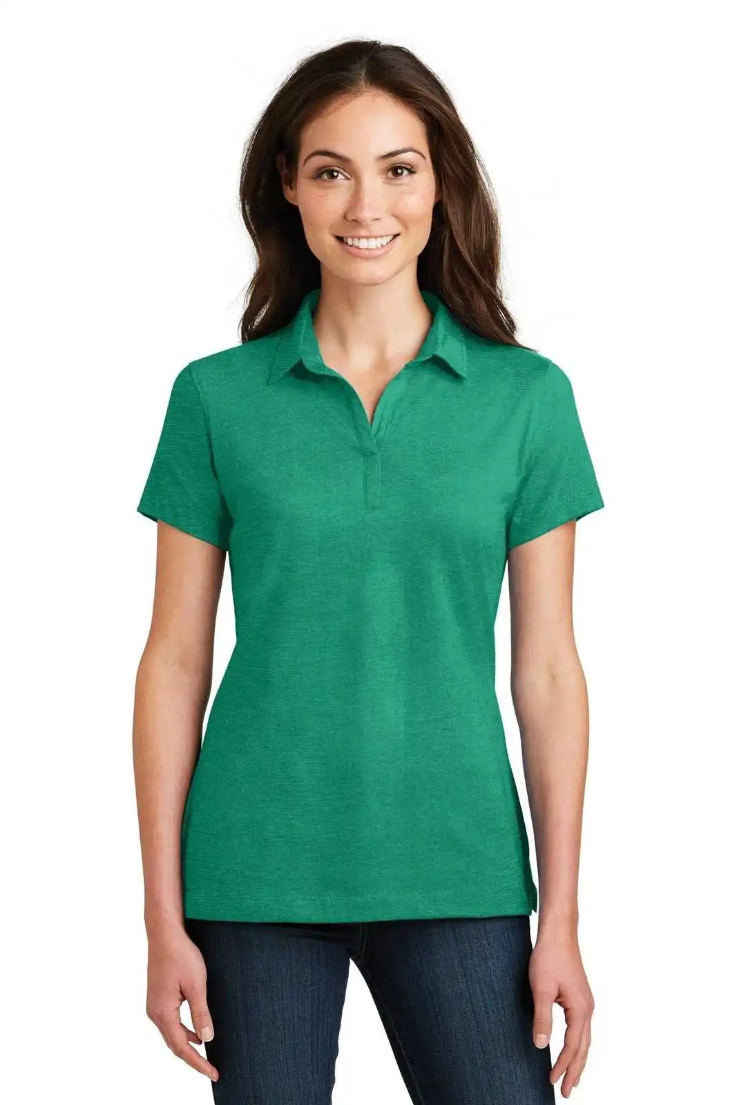 Port Authority L577 Ladies Meridian Cotton Blend Polo - Verdant Green