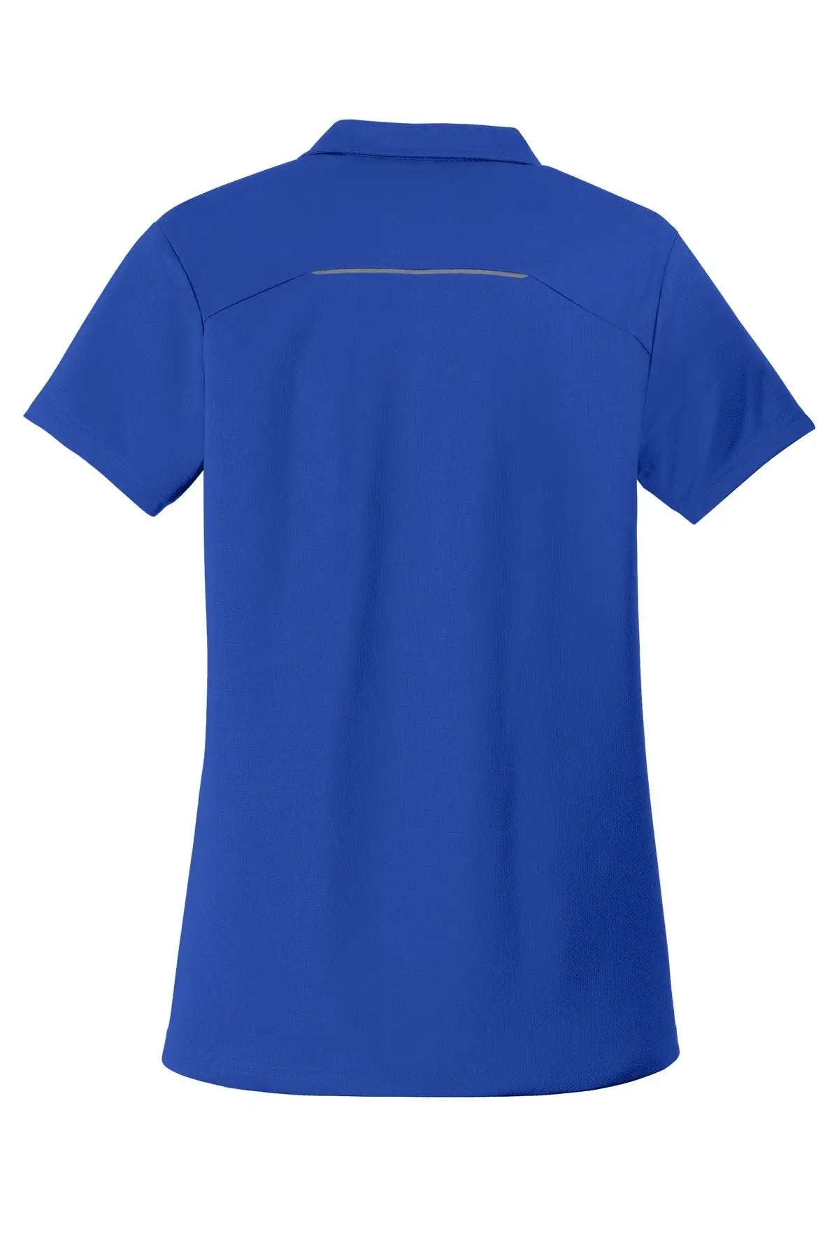 Port Authority L580 Women’s Pinpoint Mesh Zip Polo - True Royal