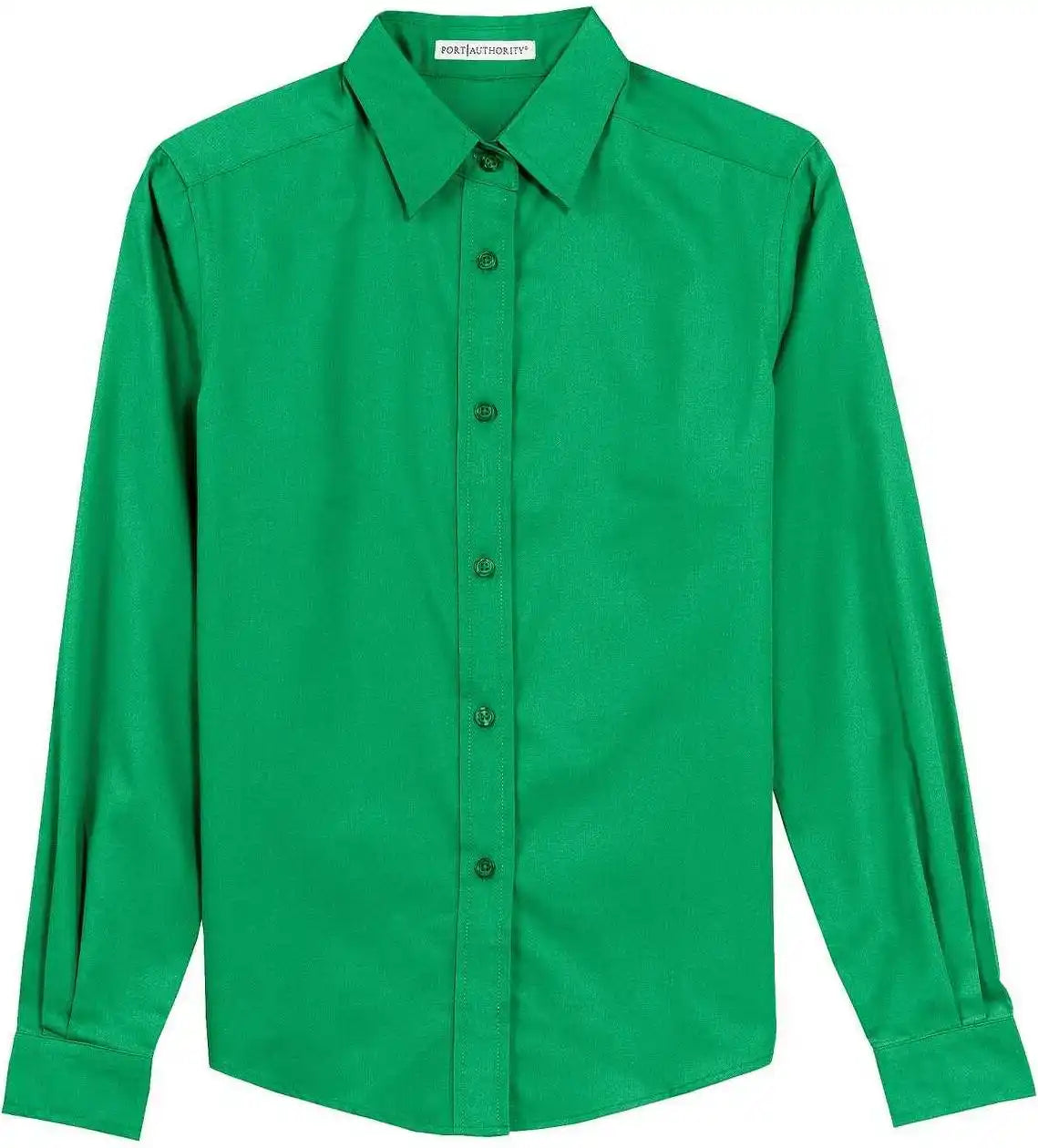 Port Authority L608 Ladies Long Sleeve Easy Care Shirt Court Green