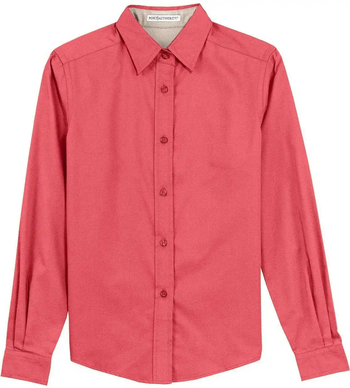 Port Authority L608 Ladies Long Sleeve Easy Care Shirt Hibiscus