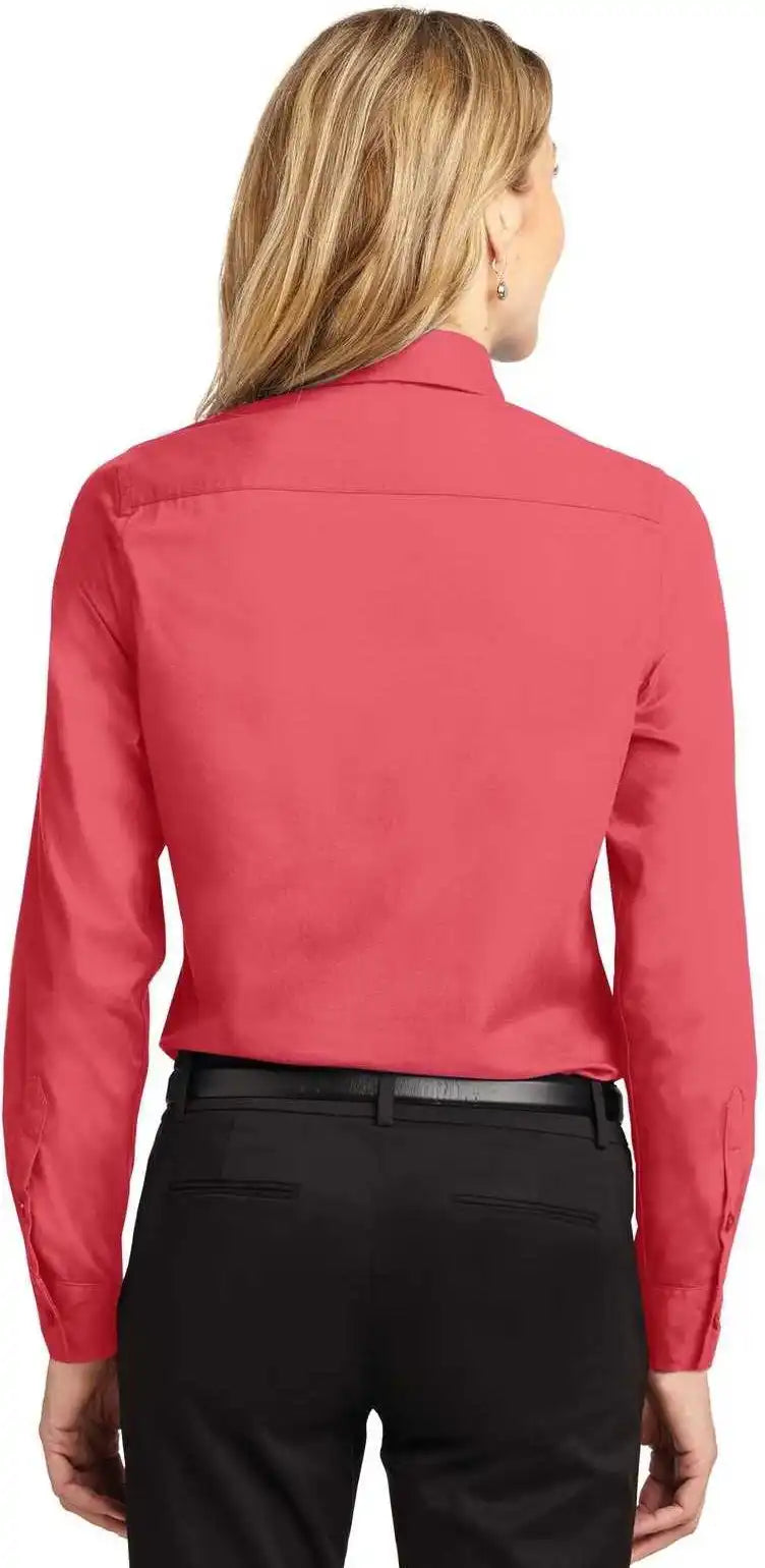 Port Authority L608 Ladies Long Sleeve Easy Care Shirt Hibiscus