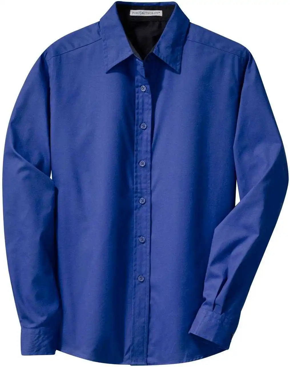 Port Authority L608 Ladies Long Sleeve Easy Care Shirt Royal Classic Navy